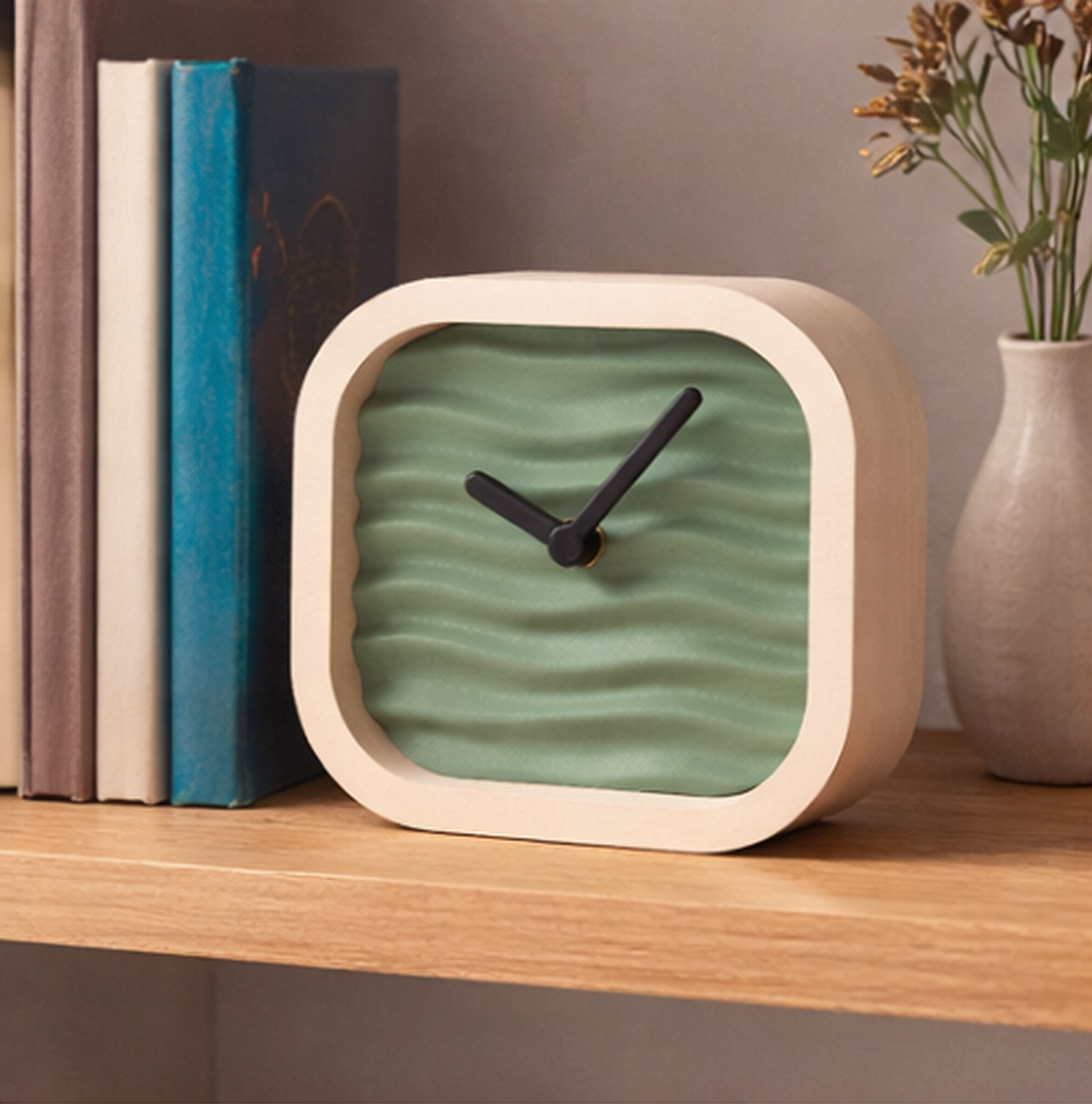 Driftwood Wave Clock