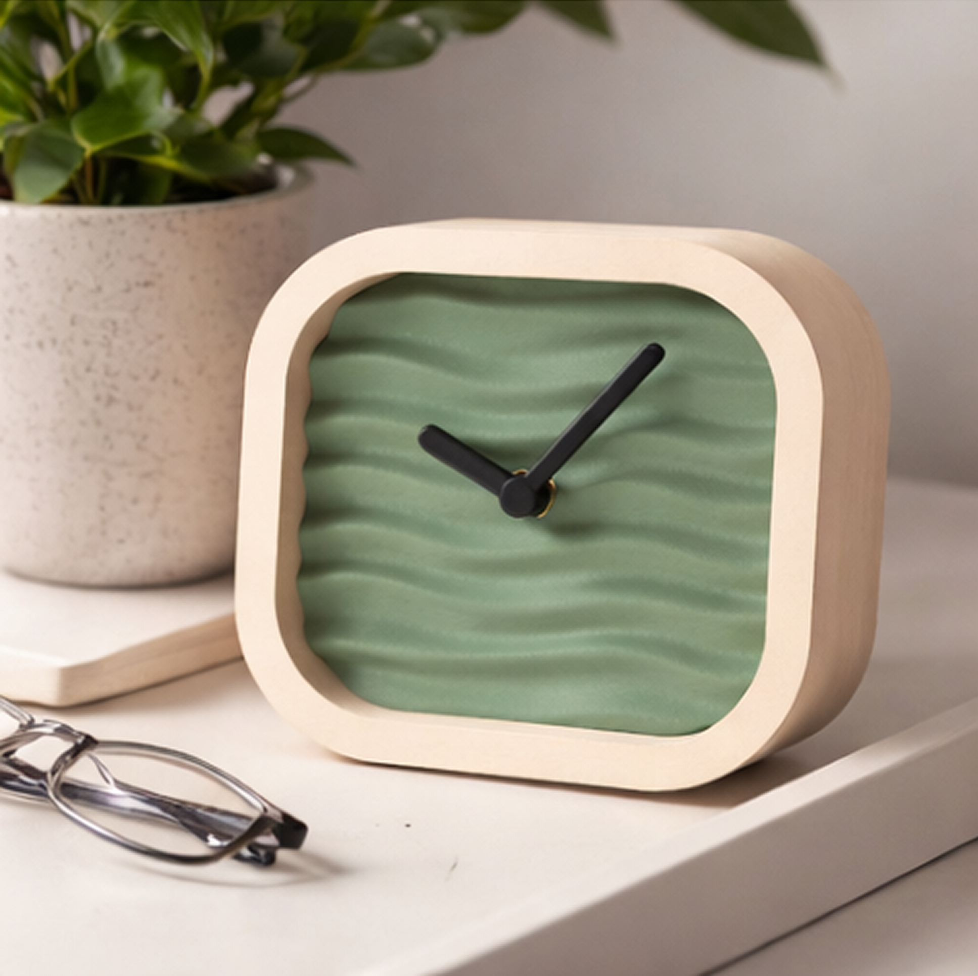 Driftwood Wave Clock