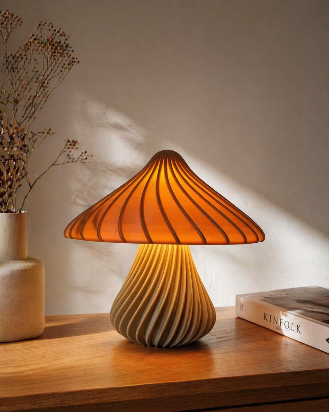 GlowCap Mushroom Table Lamp